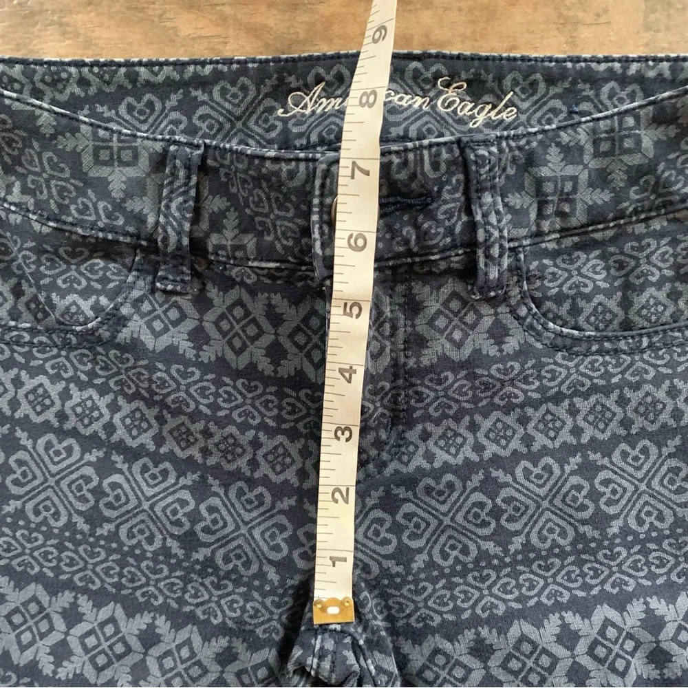 American Eagle western print jeggings - Picture 5 of 9